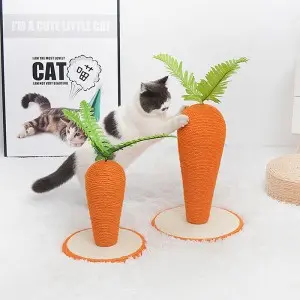 Rascador de zanahoria para gatos-Novedades