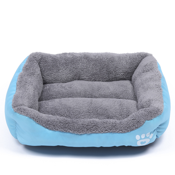 Oxford Fabric Rectangle Cozy Paw Pet Bed (13)