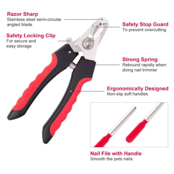 SE-PG-016-2 Pet Dog Nail Clippers and Trimmer