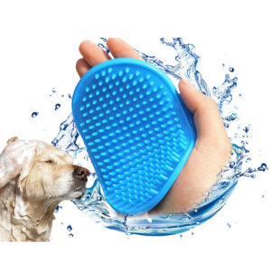 SE-PG-018-1 Escova de shampoo para animais de estimação Escova de banho de silicone para cães