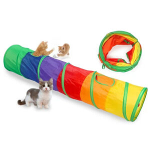 SE PT026 Sammenklappelig tunnel kattelegetøj (1)