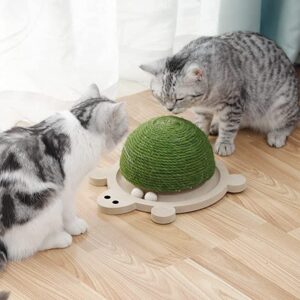 SE PT053 Tiragraffi con palline in legno giocattolo per gatti (6)