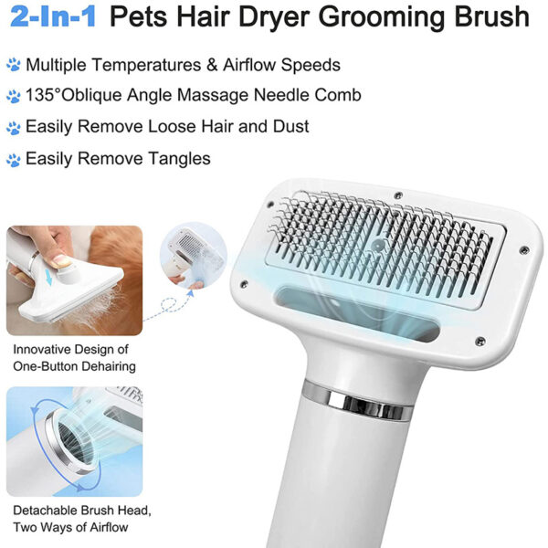 SE-PG071 Pet Grooming Dryer Brush 2