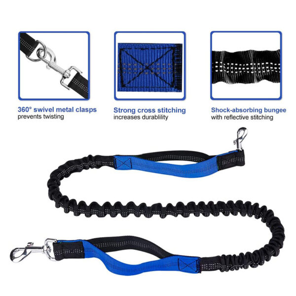 SE-PC006 Hands Free Dog Leash with Waist Belt 2