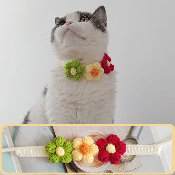 SE PC012 Flower Shaped Cat Collar (3)