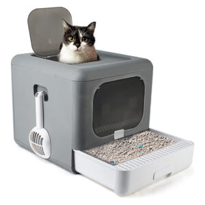 SE-PG135 Foldable Cat Litter Box 1