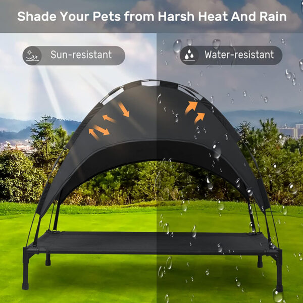 SE-PB163 Elevated Dog Bed with Canopy 2