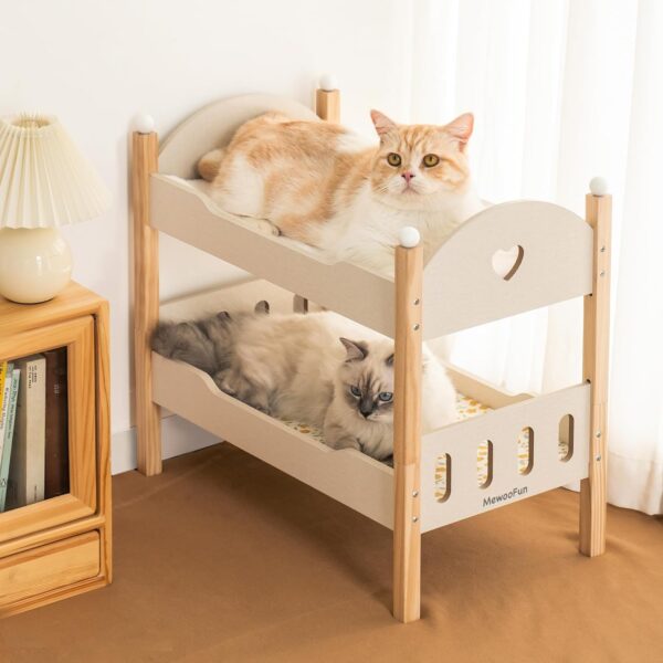 SE PB205 Wooden Double Pet Bed (6)