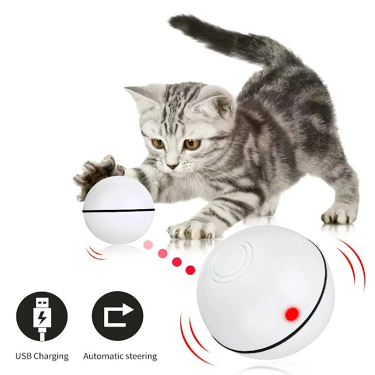 Powerball 2.0 cat Toy, 2024 New Smart Ball cat Toy, Automatic 360 °  Rotation Rolling wloom cat Ball 2.0, with USB wloom Power Ball 2.0 cat Toy,  Indoor